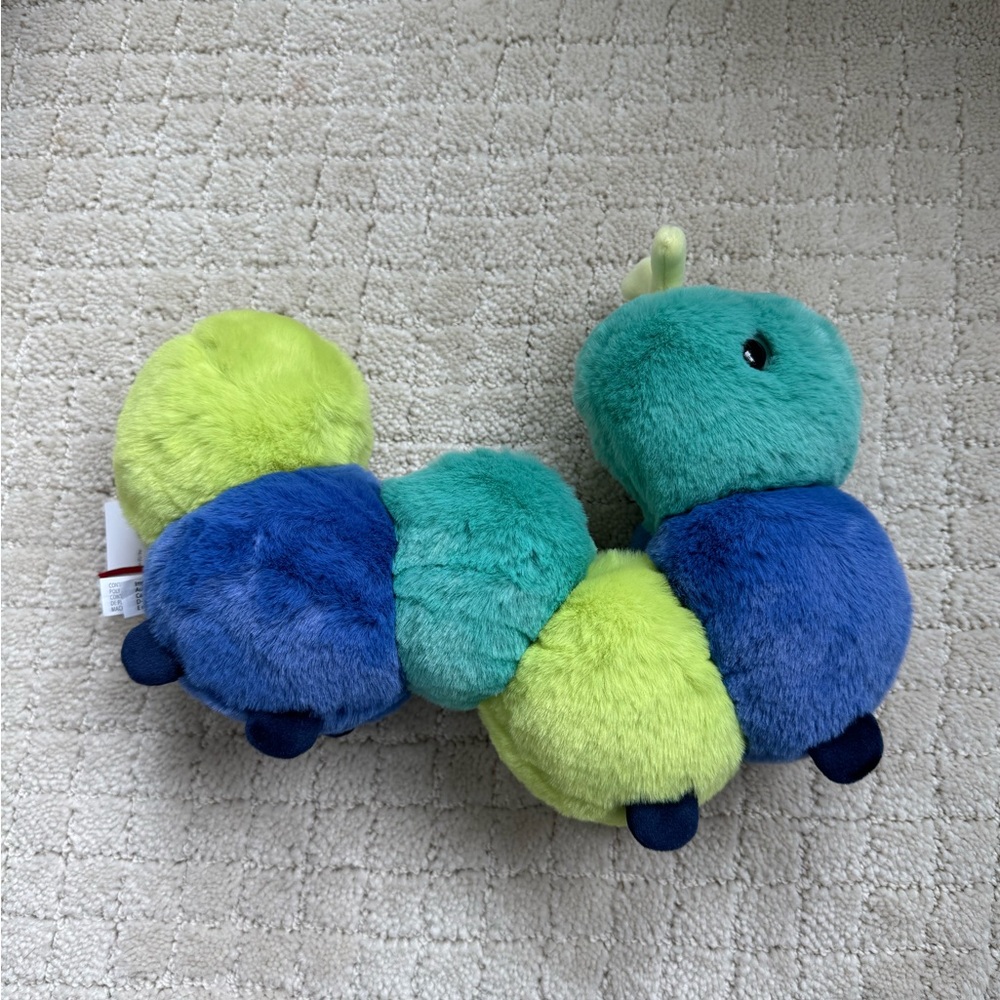 Douglas Plush Caterpillar Toy - Green and Blue new with tags - Picture 4 of 4